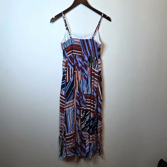 Maurices American Striped Midi Dress Patriotic Americana Summer Size XS - Picture 5 of 9